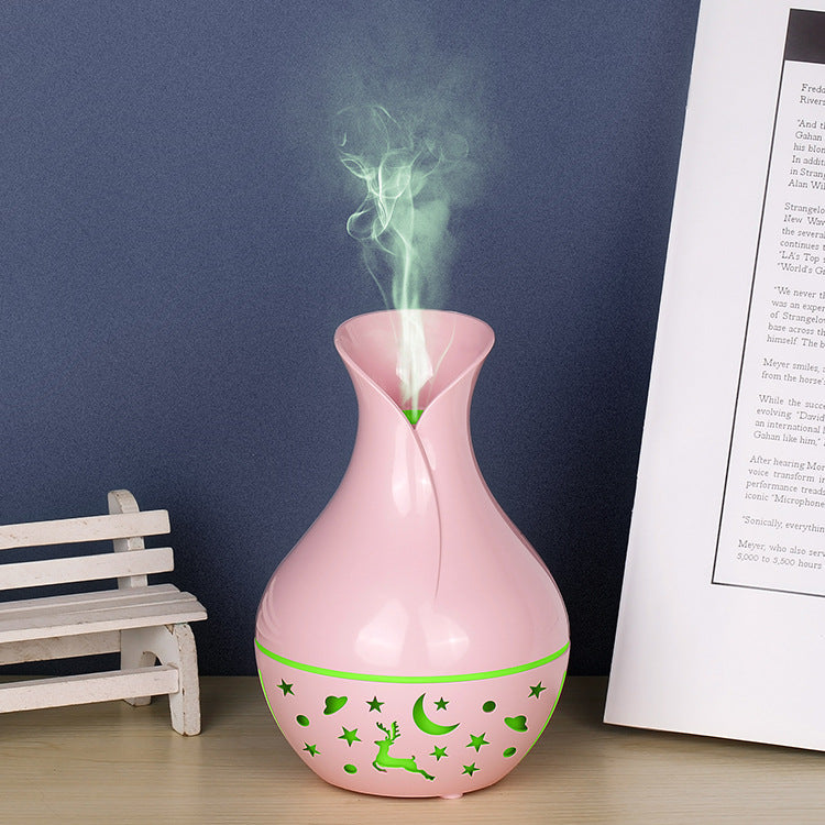 200ml Small Vase Aroma Diffuser USB Car-Mounted Air Conditioning Humidifier Humidifier