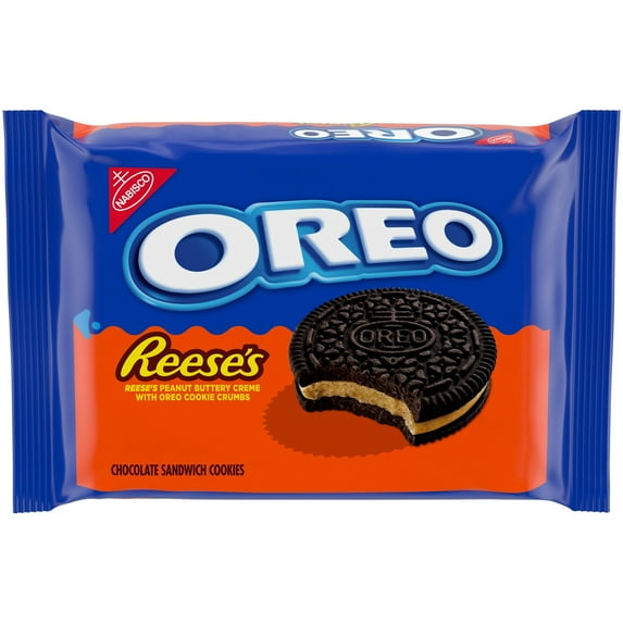 OREO REESE'S Peanut Buttery Creme Chocolate Sandwich Cookies, 12.35 oz