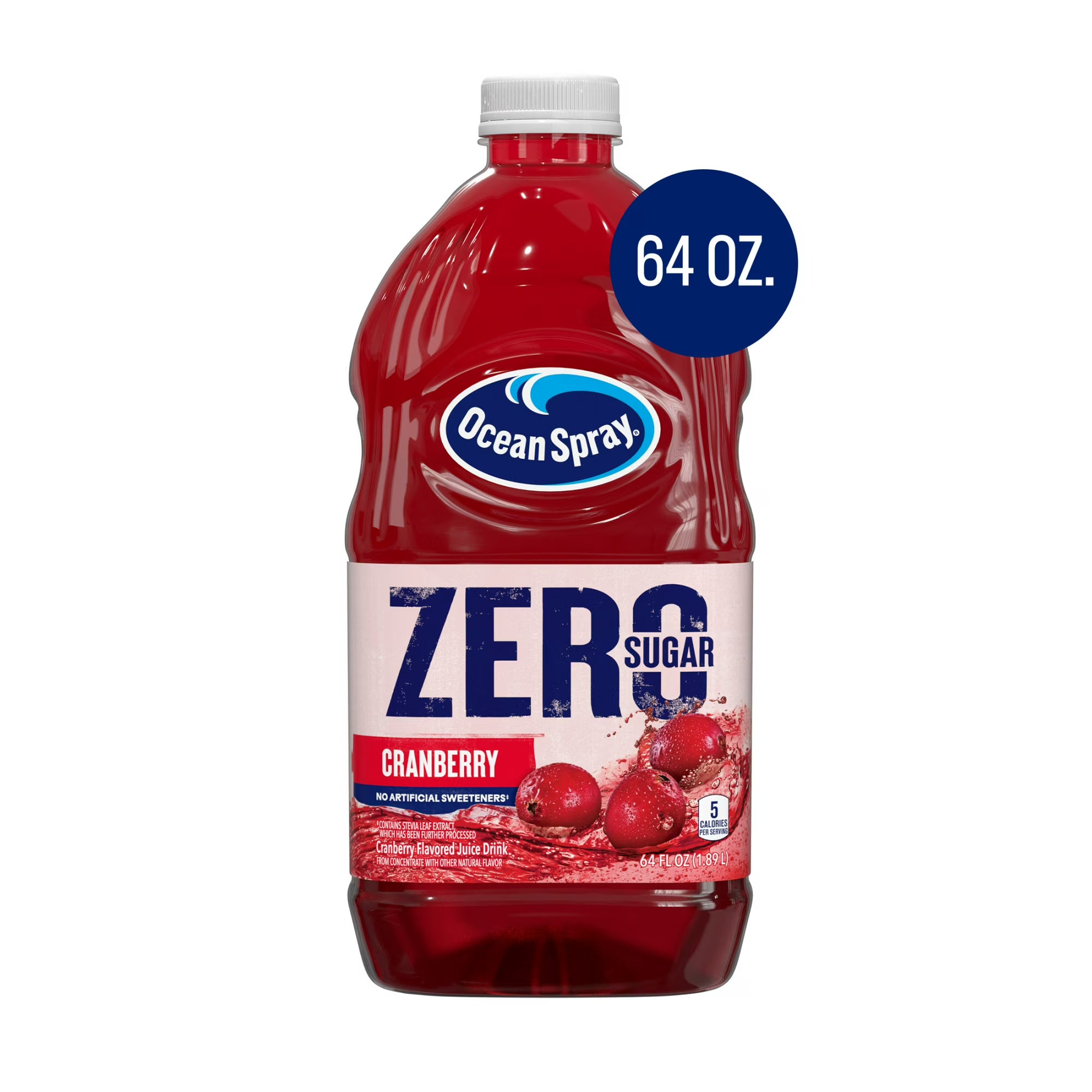 Ocean Spray® ZERO Sugar Cranberry Juice Drink, 64 fl oz Bottle