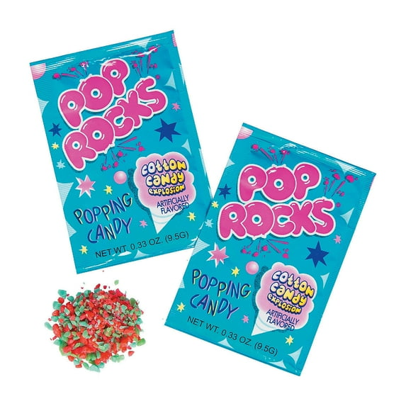 Pop Rocks® Cotton Candy Hard Candy, Edibles, Party Supplies, 24 Pieces