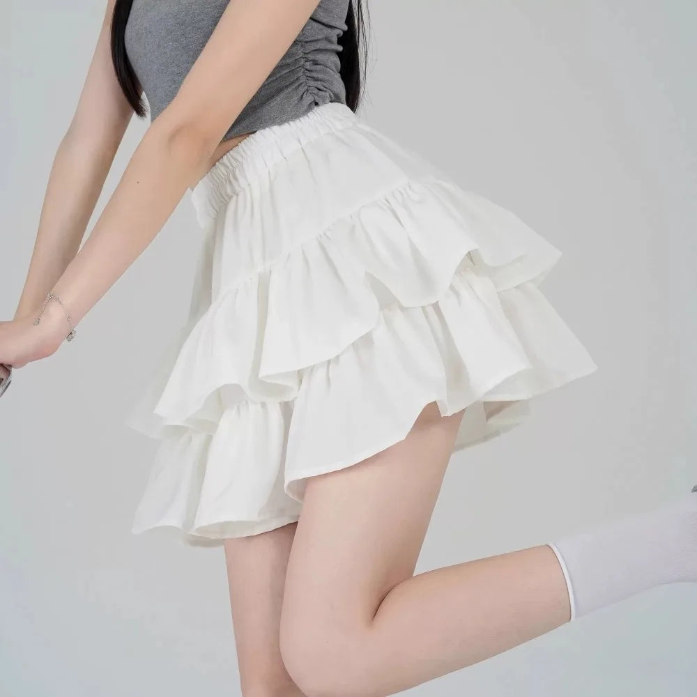 Kawaii Ruffle Mini Skirt - Jeglowstore