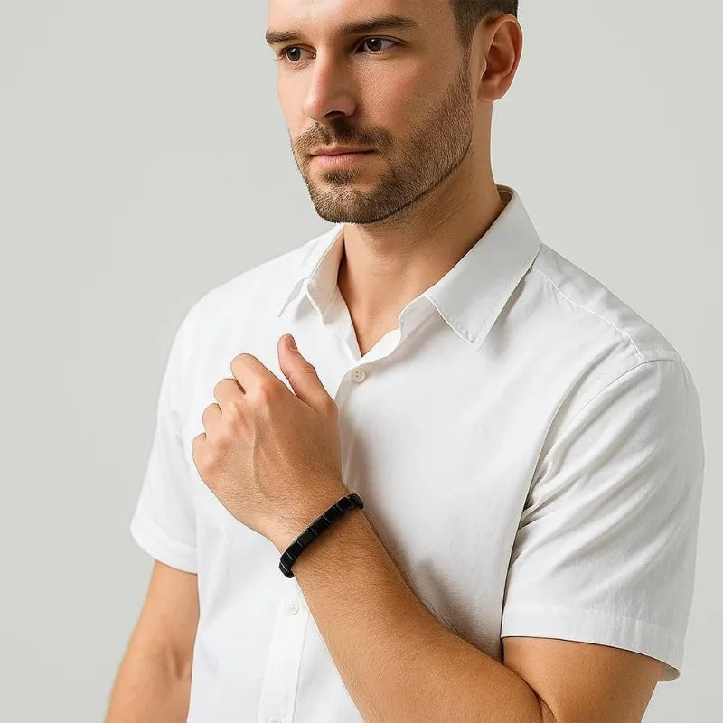 Hematite Beaded Bracelet for Men - Jeglowstore