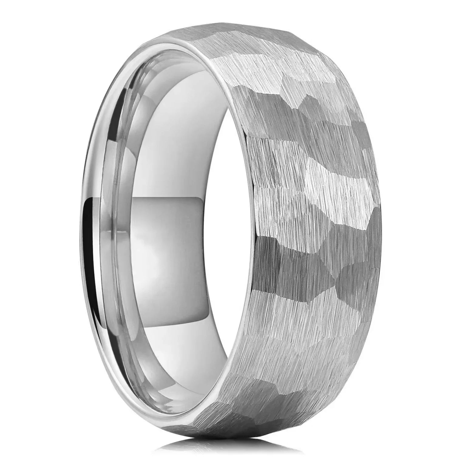 Brushed Stainless Steel Couple Ring - Jeglowstore