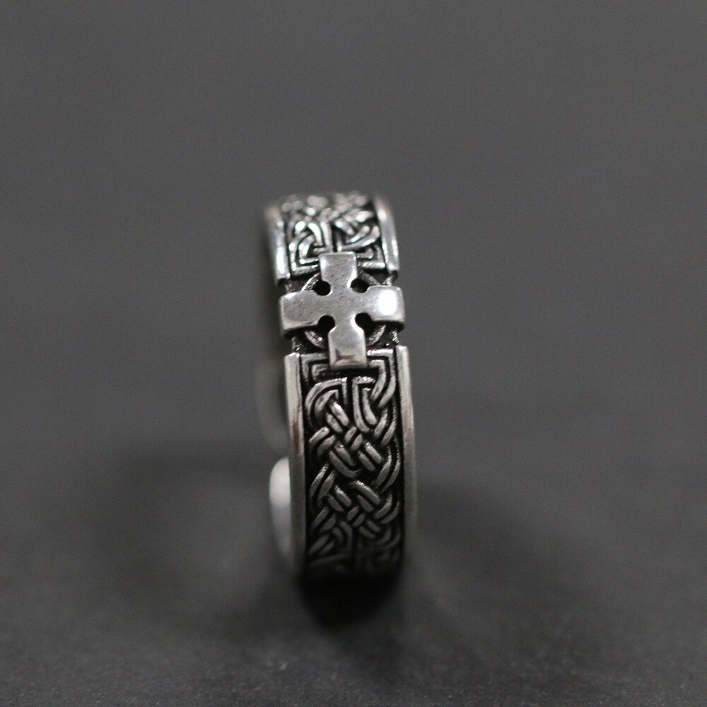 Unique Design Notch Set Crushed Zircon Rings for Men Creative Fashion Rings Jewelry Gifts