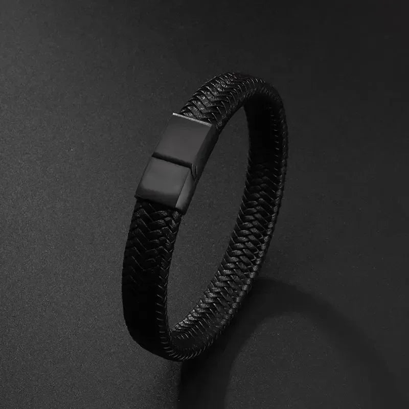 Men’s Handmade Leather Infinity Bracelet - Jeglowstore
