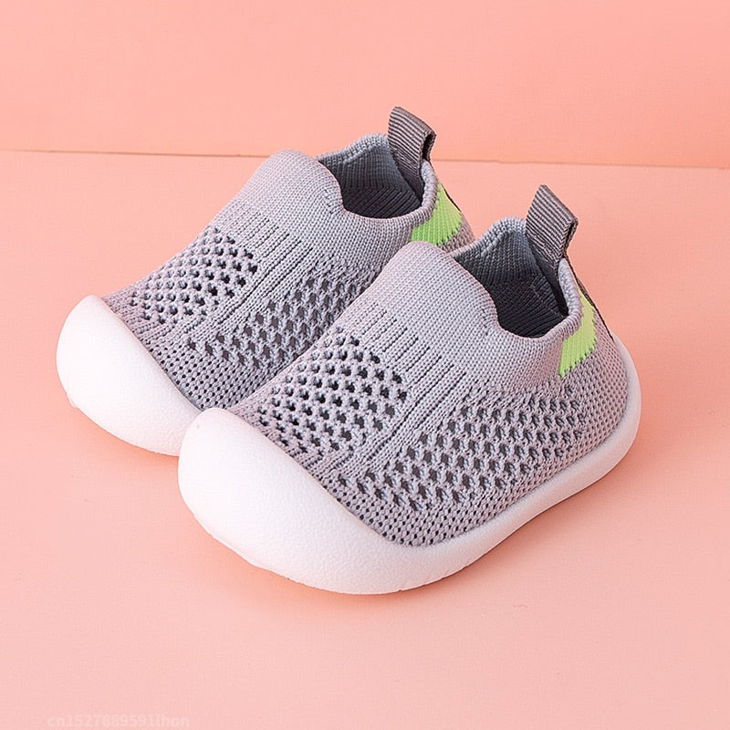 2023 Kids Shoes Casual Breathable Infant Baby Children Girls Boys Mesh Sneakers Soft Bottom Comfortable Non-Slip
