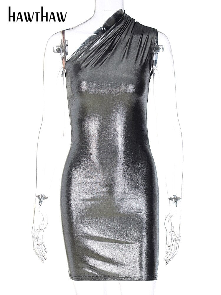 Hawthaw Women Sexy Party Club Streetwear Birthday Bodycon Mini Dress 2022 Summer Fall Clothing Wholesale Items For Business - Jeglowstore