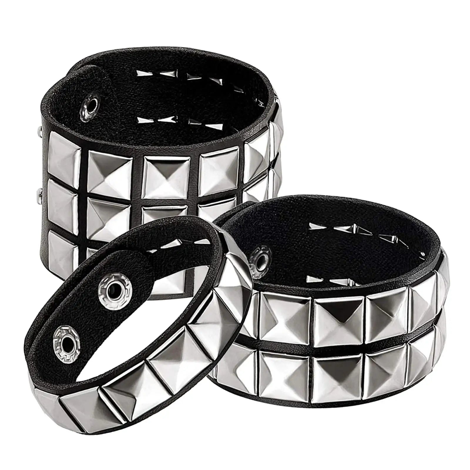 Rock Style Studded Cuff Bracelets - Jeglowstore