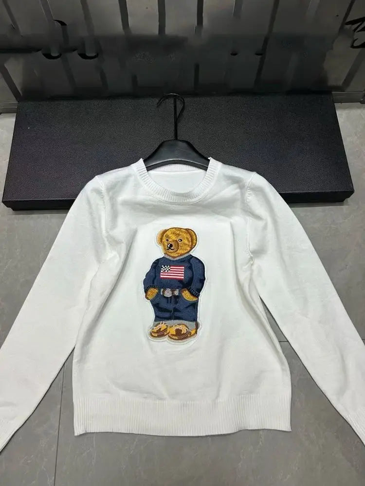 Women’s Luxury Bear Knit Sweater - Jeglowstore