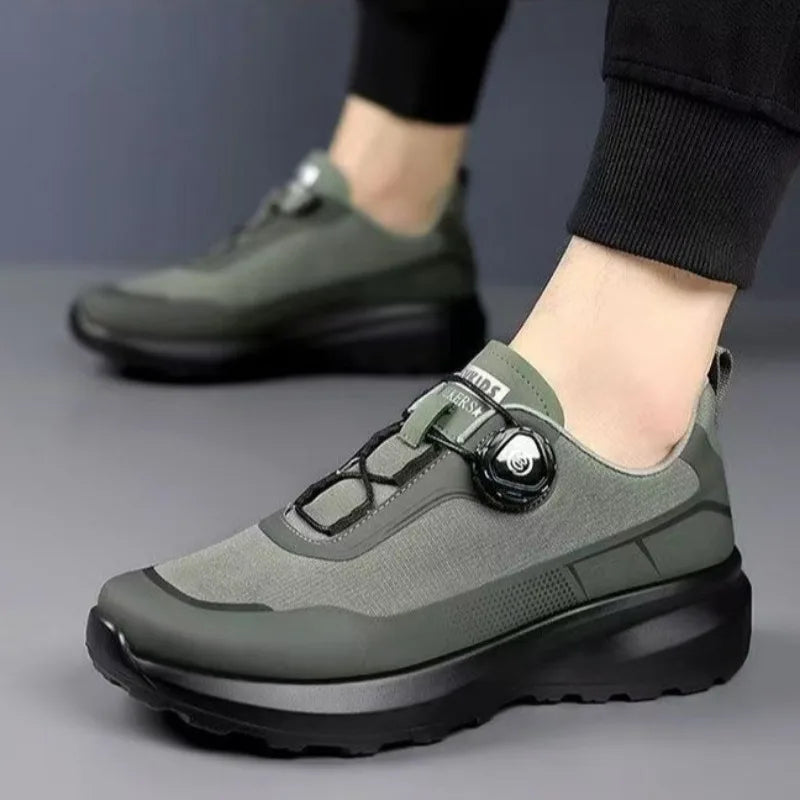 Men’s Rotating-Button Casual Sneakers - Jeglowstore