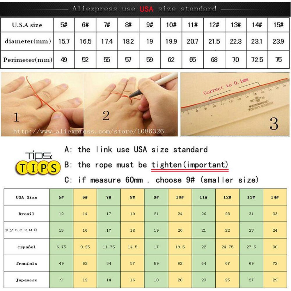 Fashion Women Men Couples AAA CZ Stainless Steel 18K Gold Plated Cubic Zirconia Wedding Band Ring 1pc