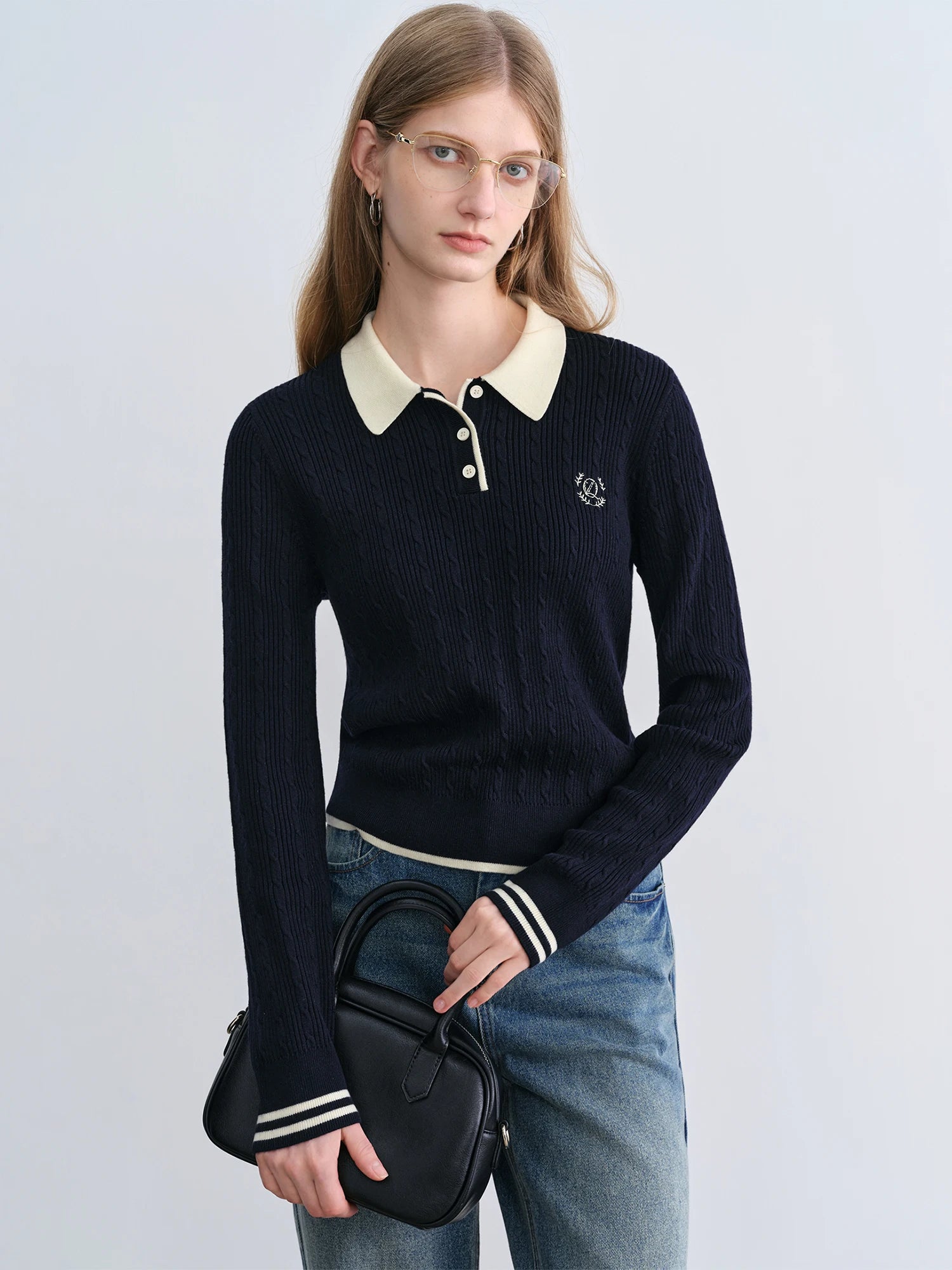 Women’s College Style Polo T shirt