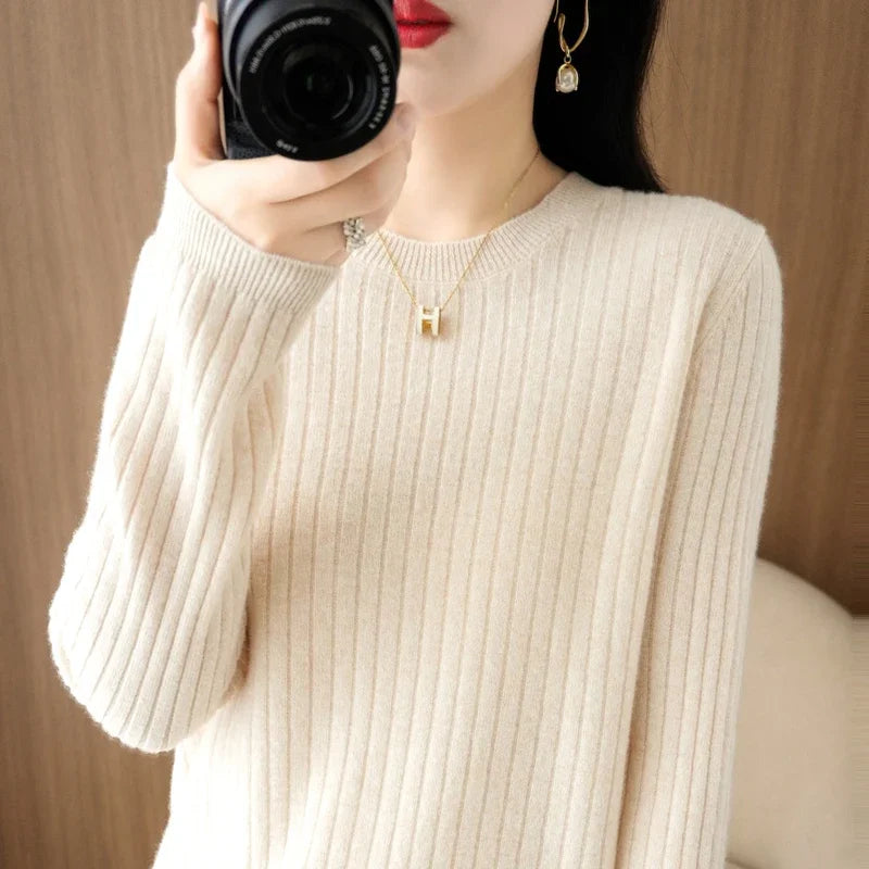 Women’s Autumn Winter Knit T shirt - Jeglowstore