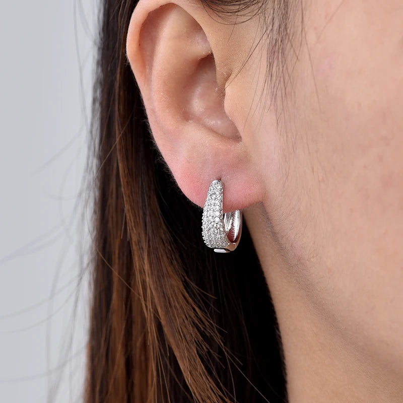 Earrings Woman Geometric U Shape - Jeglowstore