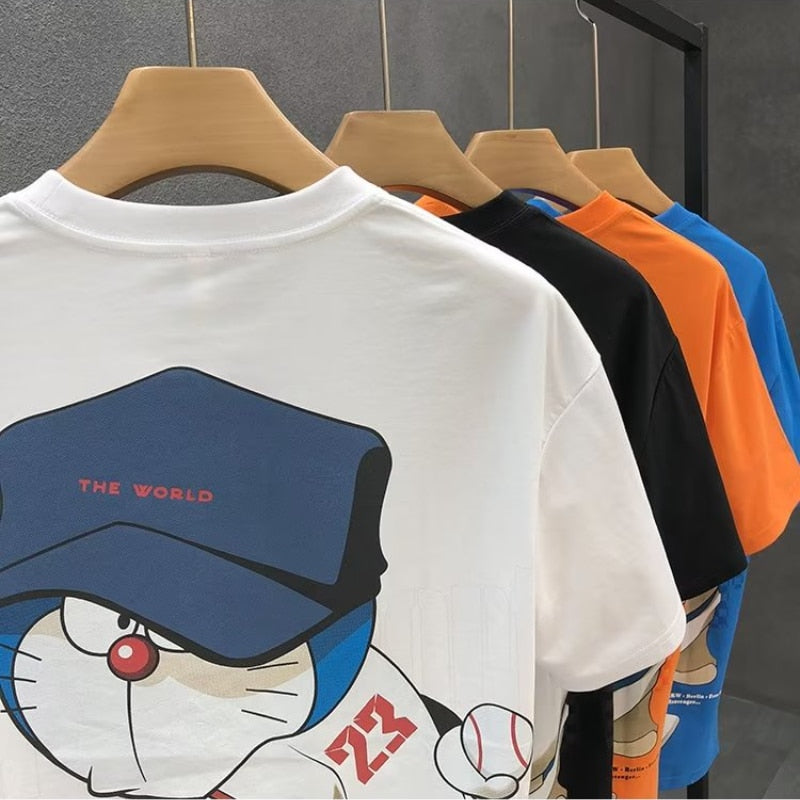 Summer Cotton O-neck T-shirt