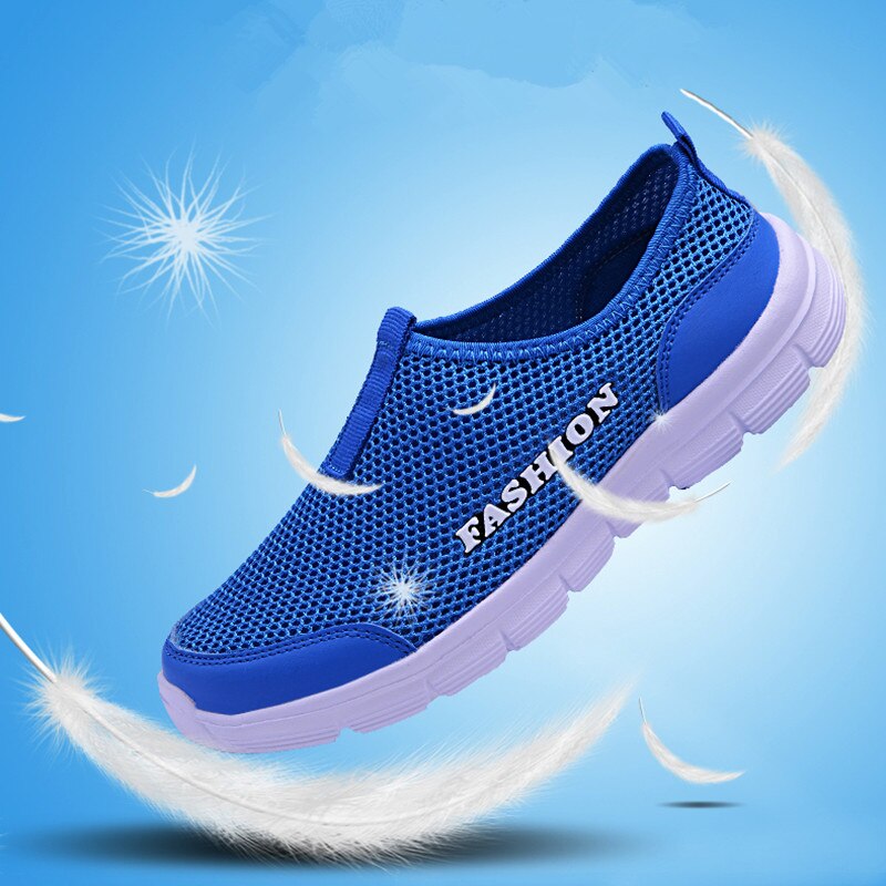 Breathable Mesh Casual Men Shoes Summer Sneakers Men Footwear Running Shoes Men's Lightweight Slip-on Sandals Zapatos De Hombre