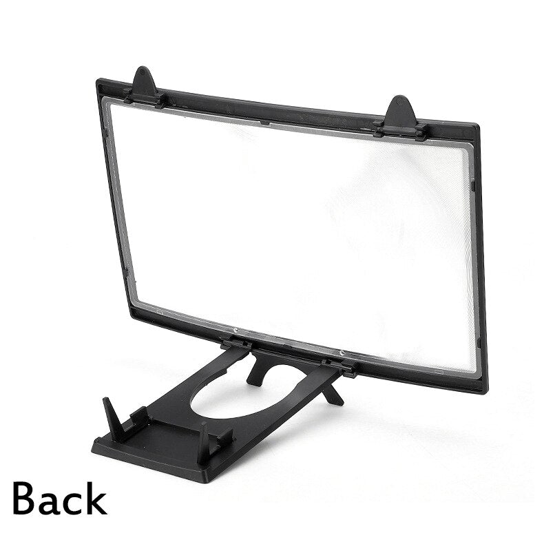 Mobile Phone Screen Amplifier Magnifier Universal 3D Movie Screen Enlarge Vivid Magnifier HD Projector Stand Holder For Phone