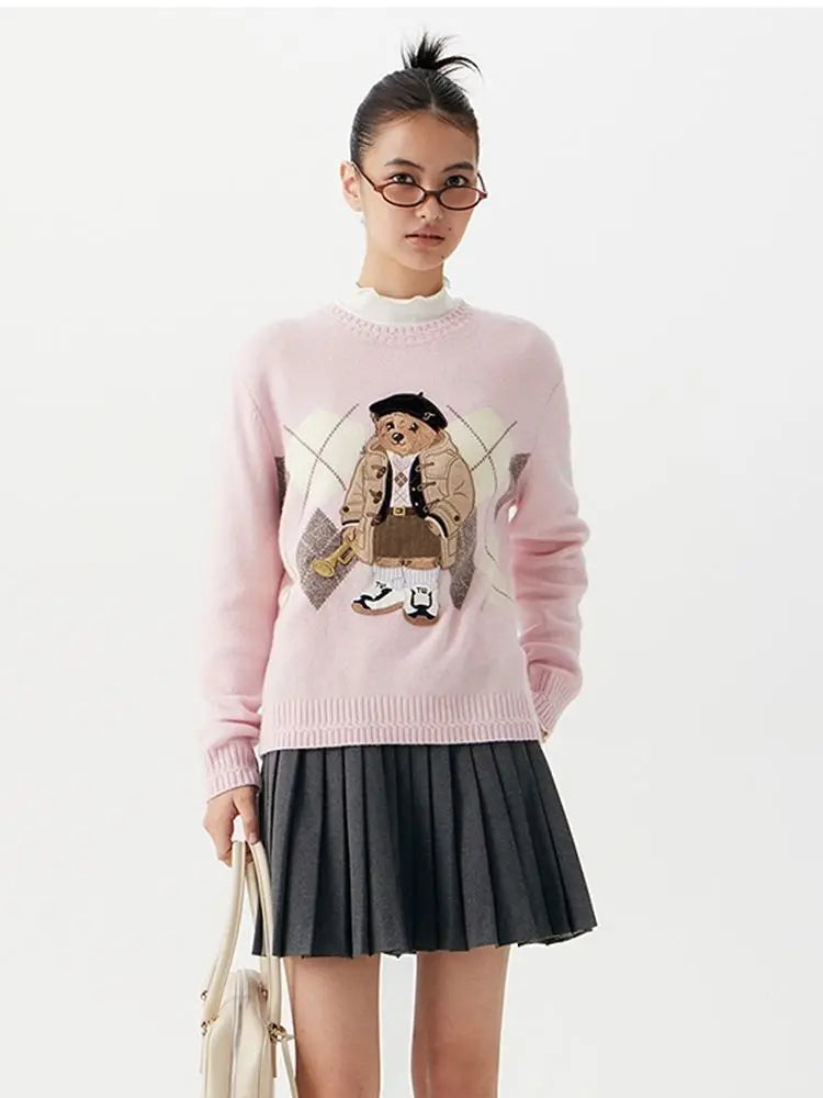 Women’s Luxury Bear Knit Sweater - Jeglowstore