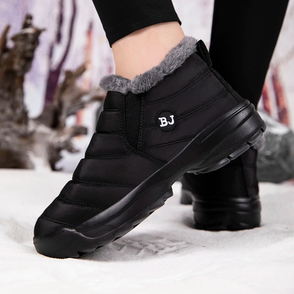 Women’s 2025 Plush Waterproof Snow Boots - Jeglowstore