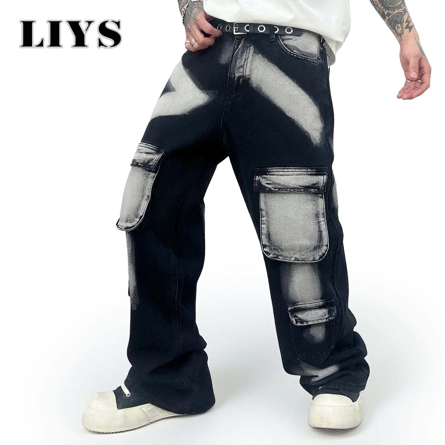 Men’s Goth Street Style Jeans - Jeglowstore