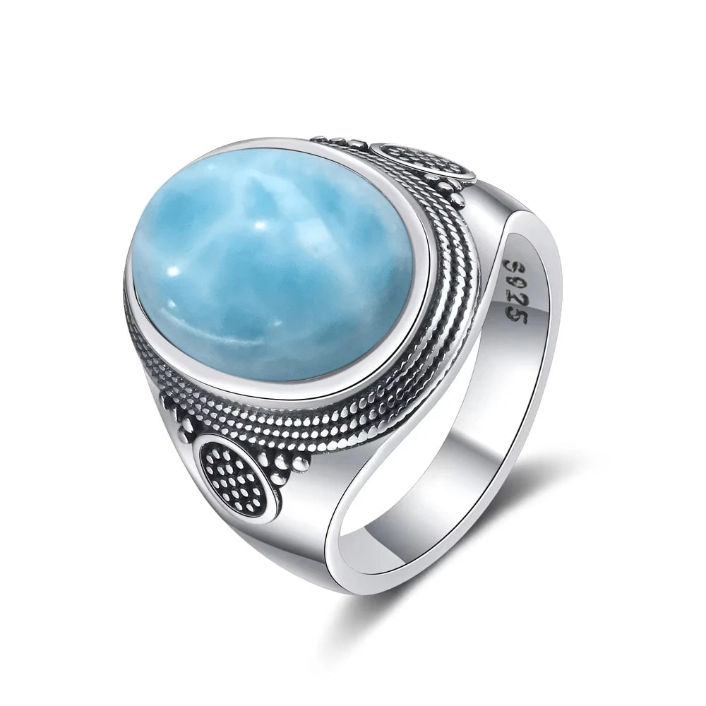 Vintage Black Onyx Sterling Silver Ring - Jeglowstore