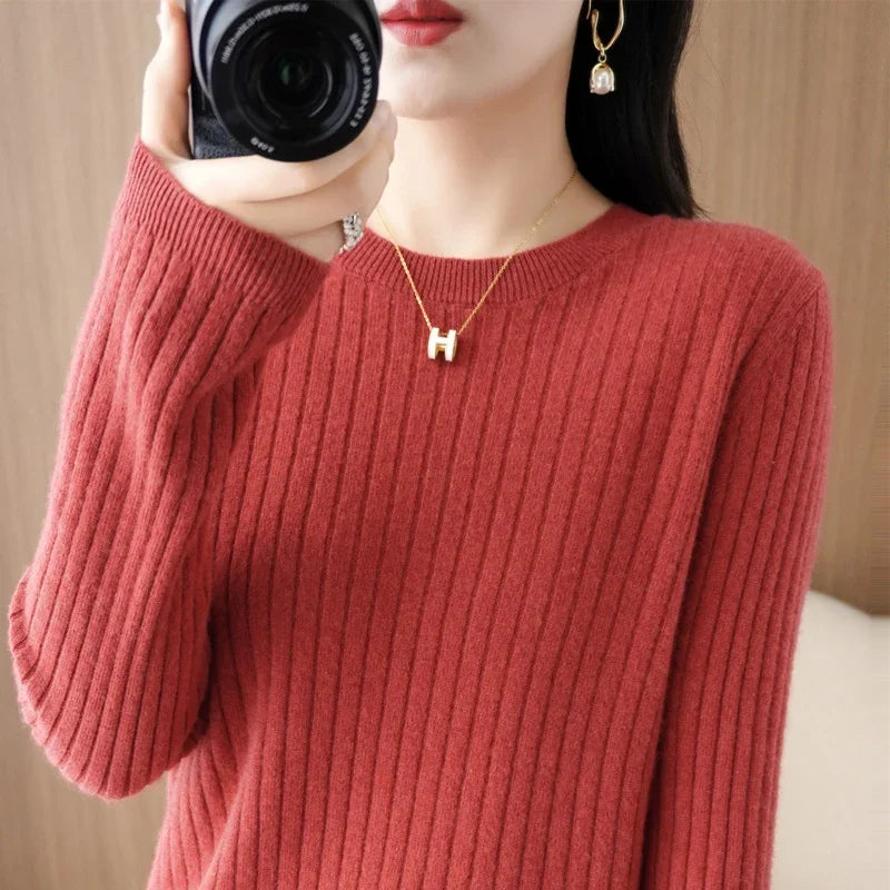 Women’s Autumn Winter Knit T shirt - Jeglowstore