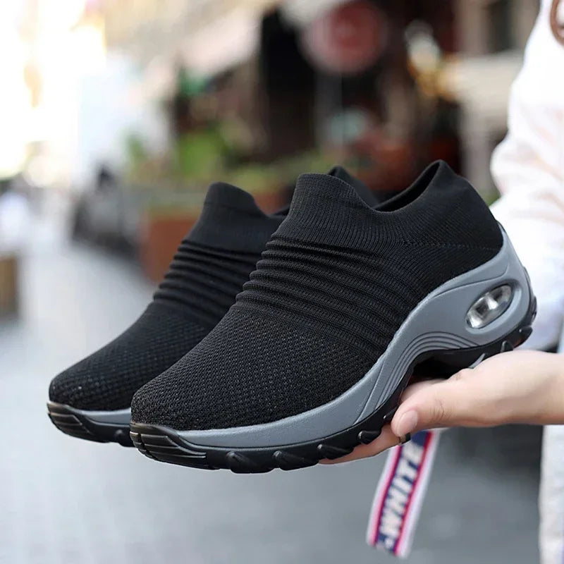 Women’s Orthopedic Platform Knit Sneakers