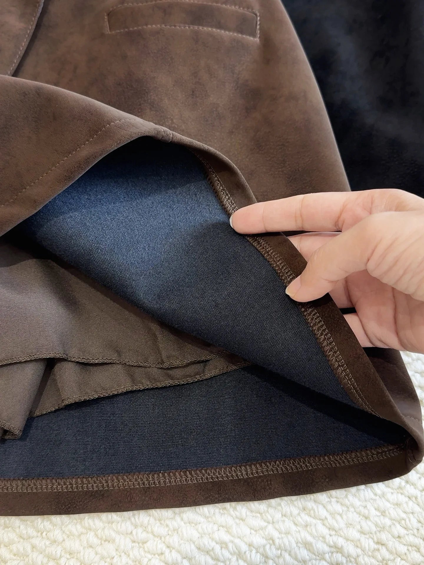 Suede Slim Fit Mini Skirt - Jeglowstore