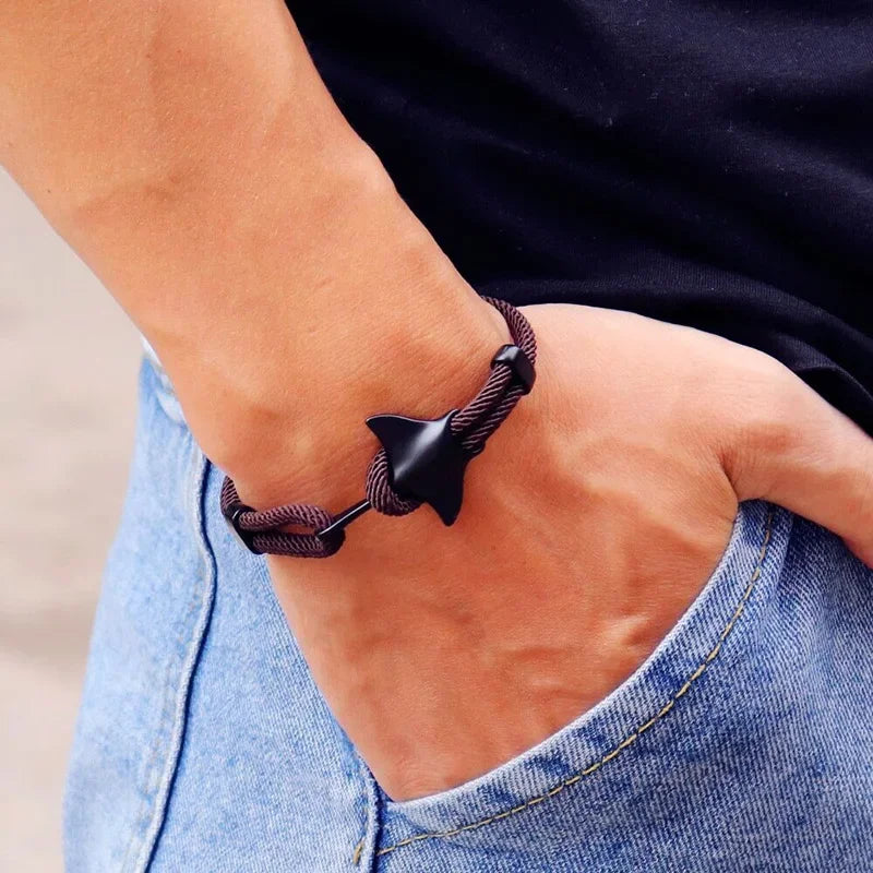 Marine Manta Rope Men’s Bracelet