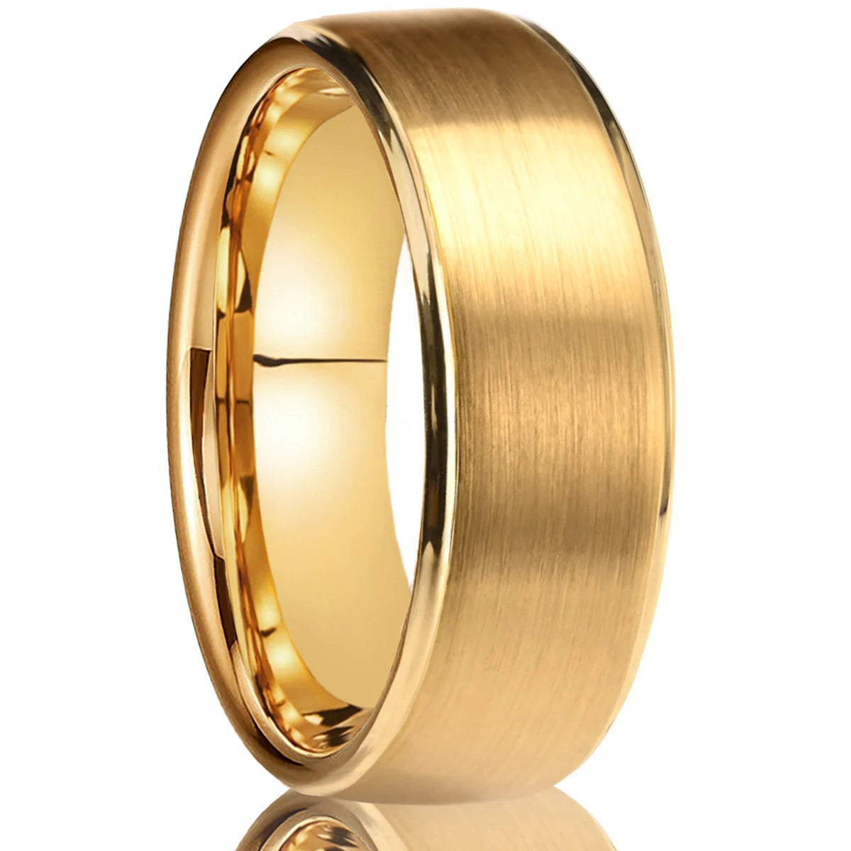 Gold Tungsten Wedding Ring - Jeglowstore