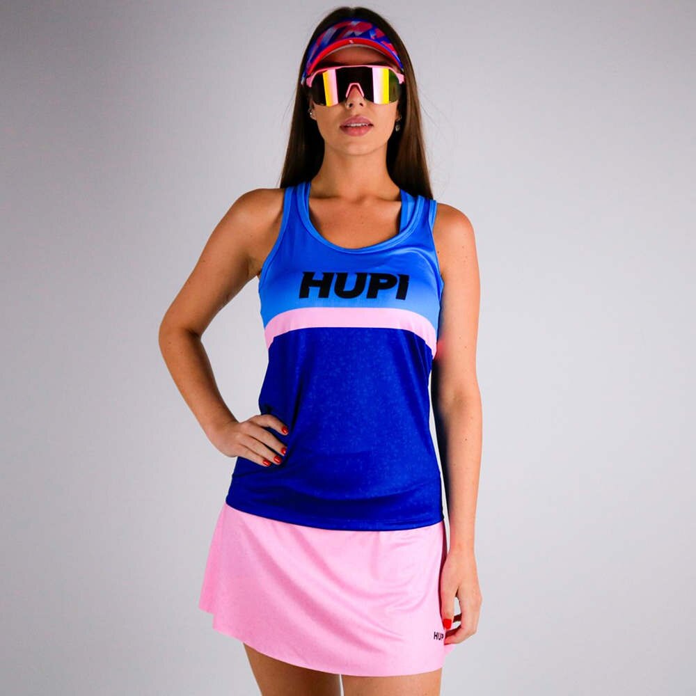 Hupi Tennis Quick Dry Vest Sport Skirt Beach Tennis Female Suit Skirt Dress Skirt Physical Activities Gym Running Walking Vest