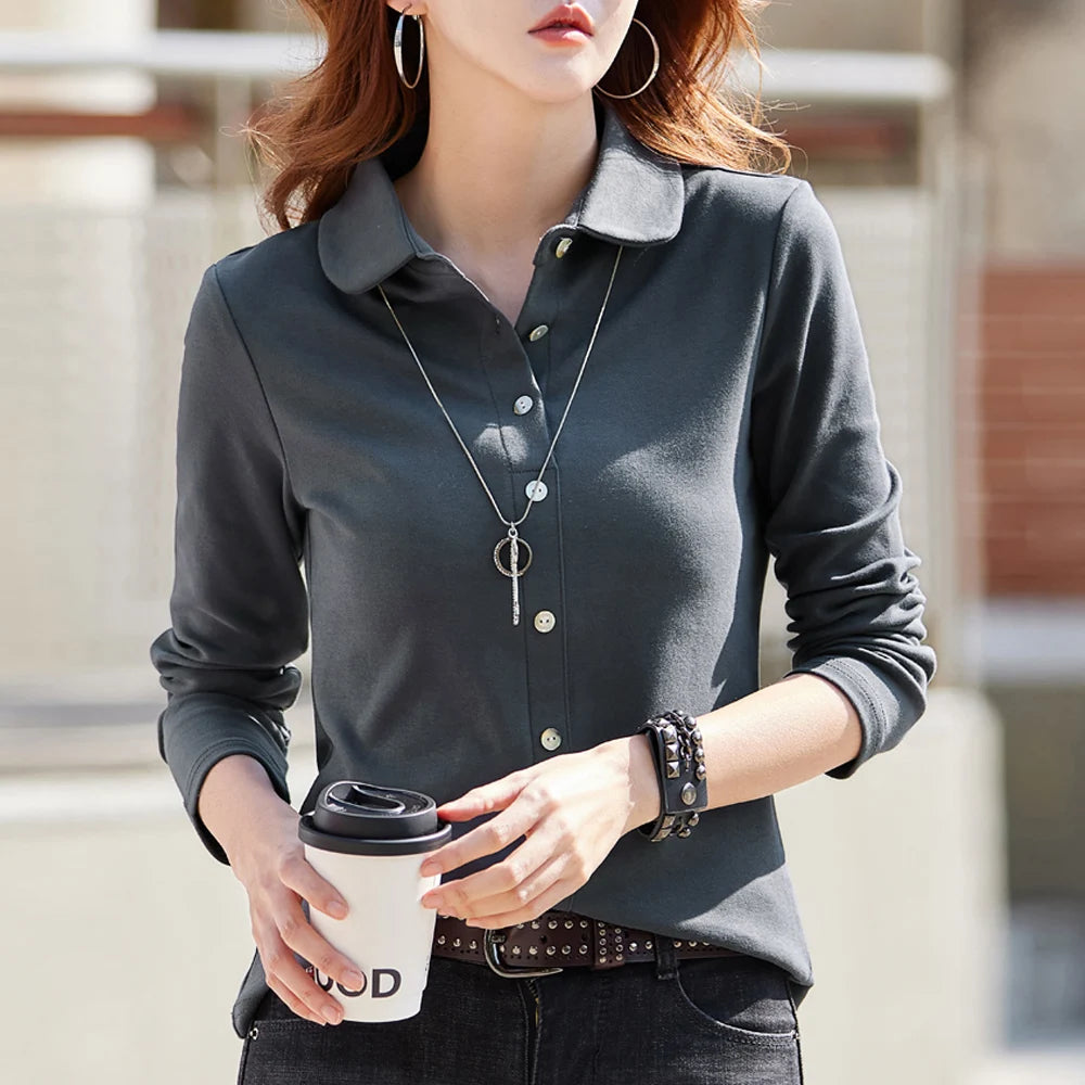 Women’s Casual Cotton Polo Shirt