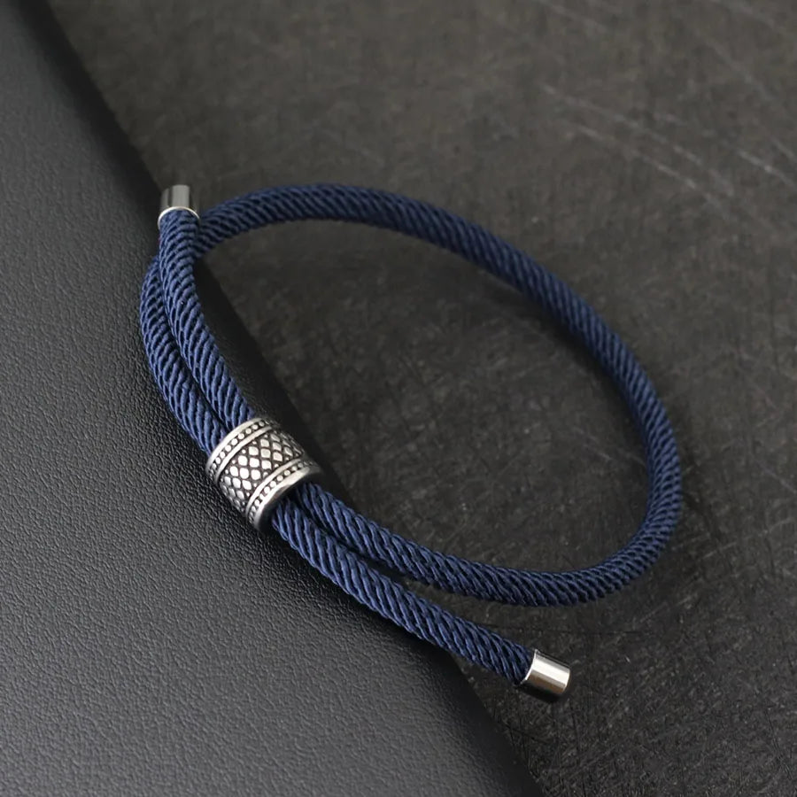 Men’s Adjustable Nylon Cord Bracelet - Jeglowstore