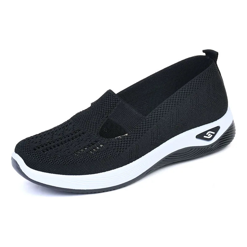 Women’s Mesh Slip-On Platform Casual Sneakers - Jeglowstore
