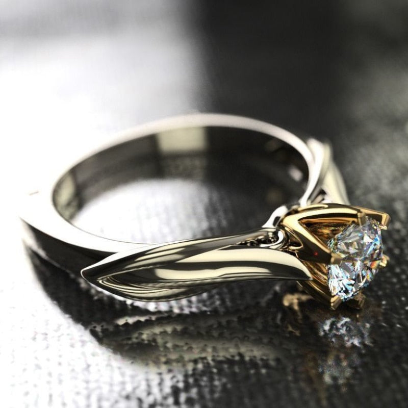 Pure 18K Gold Ring for Women Natural Diamond Rings with Gemstones Beautiful Jewelry Couples Wedding Accessories New trend 2023