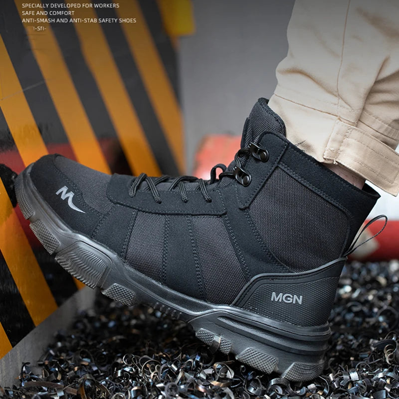 Men’s Steel Toe Protective Safety Boots - Jeglowstore