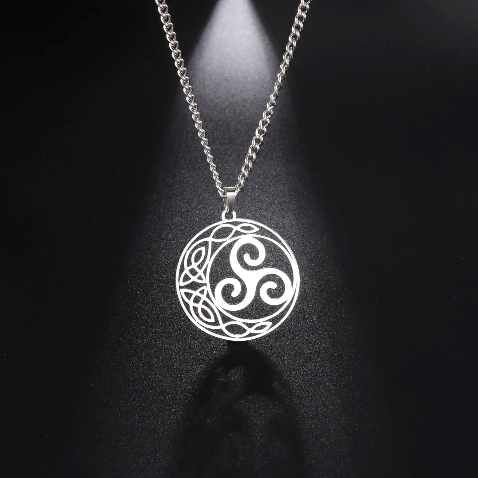 Viking Celtic Moon Pendant - Jeglowstore