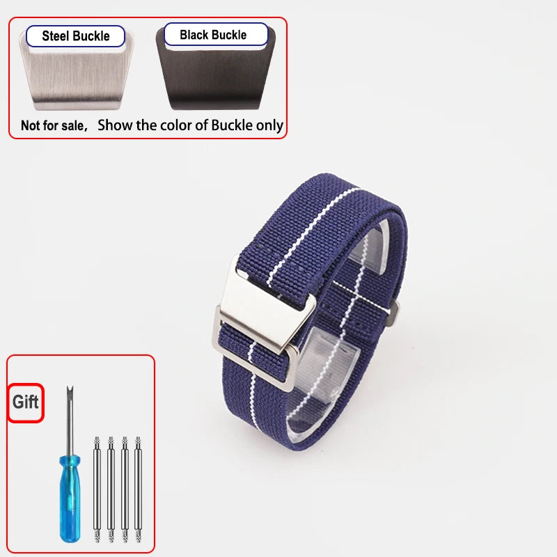 French Parachute Nylon Watch Strap - Jeglowstore