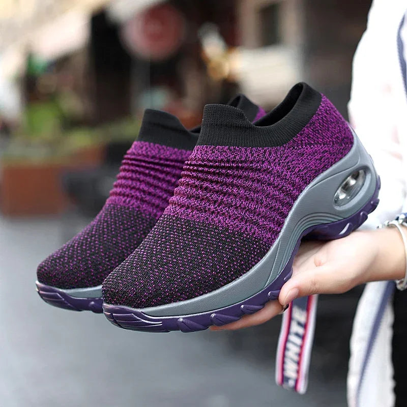 Women’s Orthopedic Platform Knit Sneakers