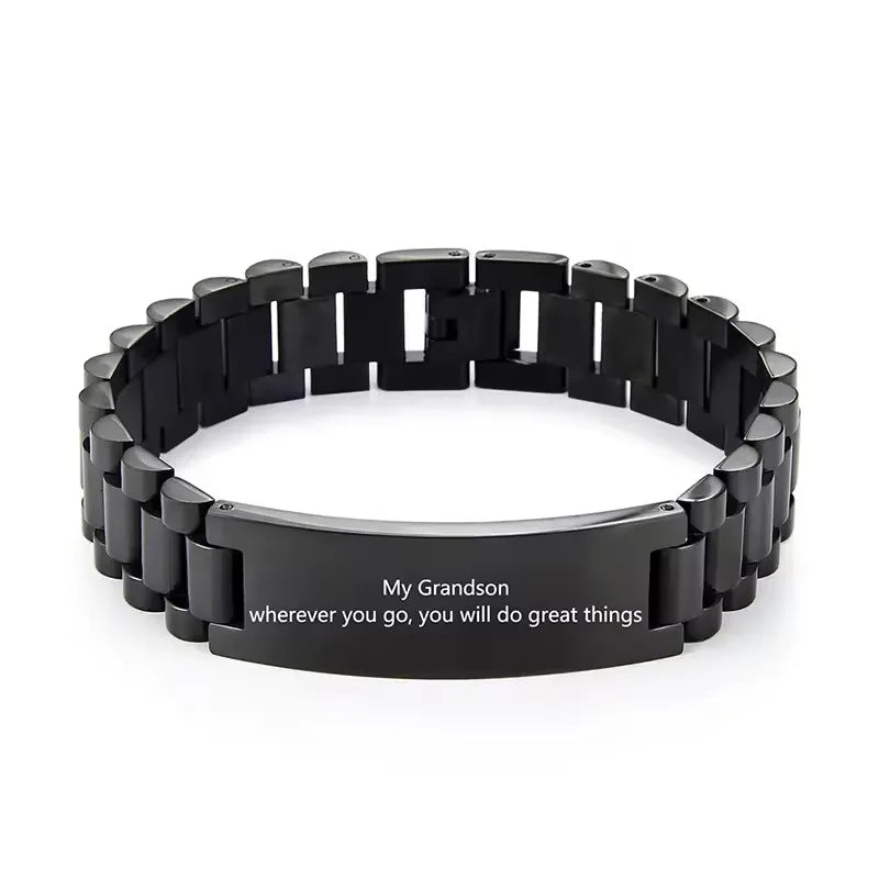 Personalized Stainless Steel ID Bracelet - Jeglowstore