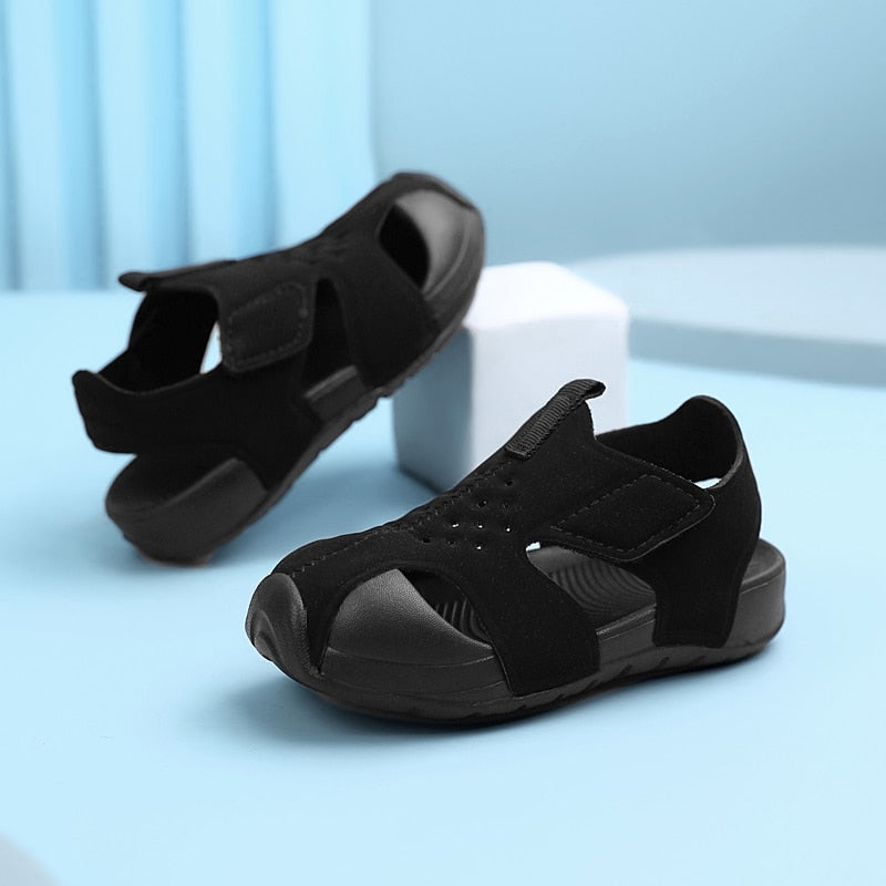 2023 Summer Candy Color Boys Sandals Kids Shoes Beach Mesh Sandalas Fashion Sports Shoes Girls Hollow Out Fashion Sneakers