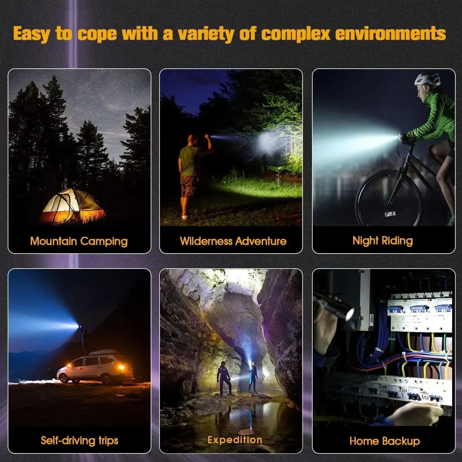 30W White Laser LED Flashlight Zoom Torch USB Rechargeable Light Outdoor Camping Hunting Fishing Walking Riding Lighting Lamp