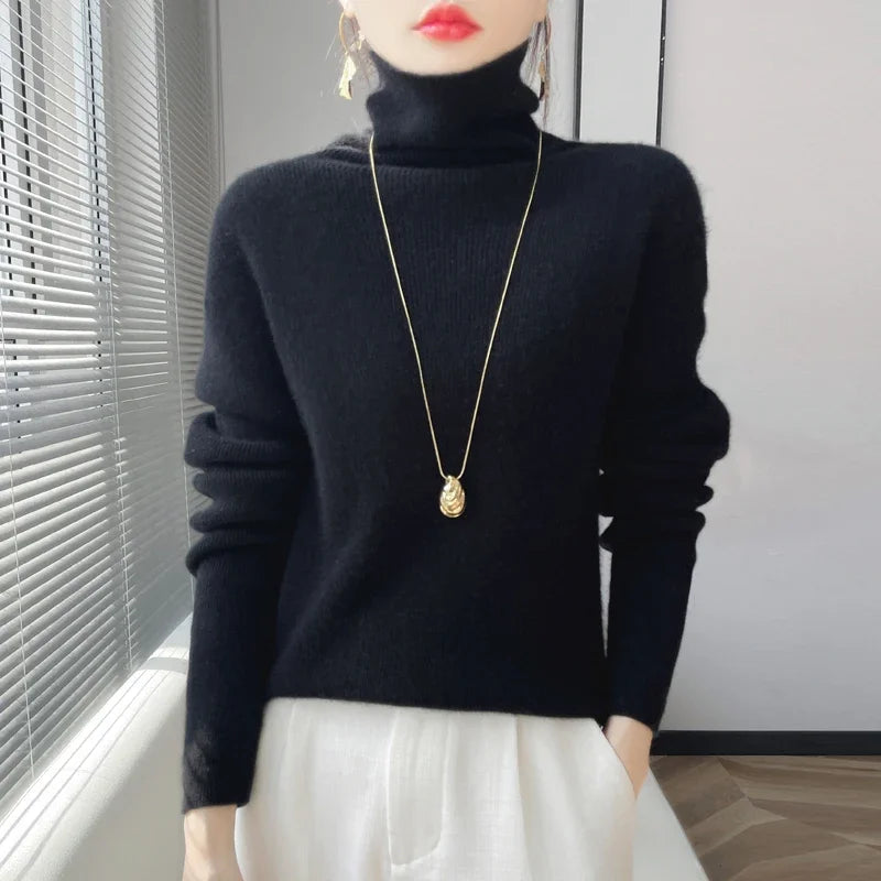 Women’s Autumn Winter Turtleneck - Jeglowstore