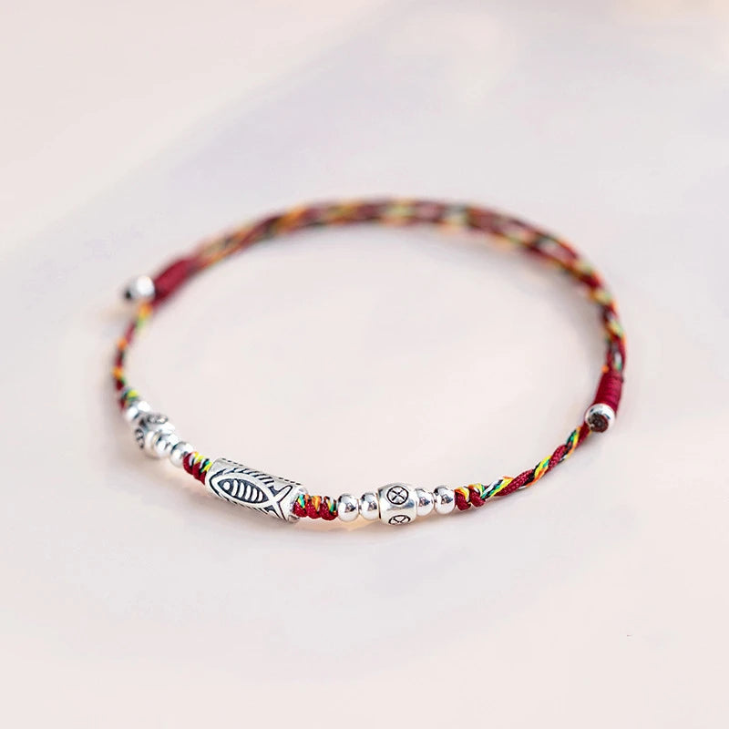 Lucky Koi Red Rope Cinnabar Bracelet