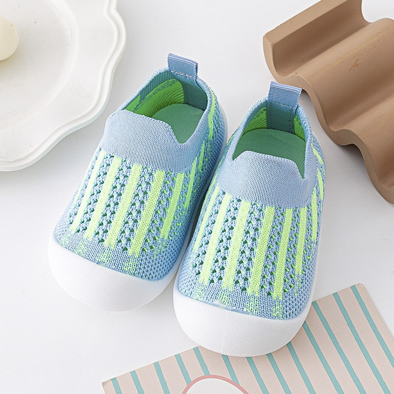 2023 Kids Shoes Casual Breathable Infant Baby Children Girls Boys Mesh Sneakers Soft Bottom Comfortable Non-Slip