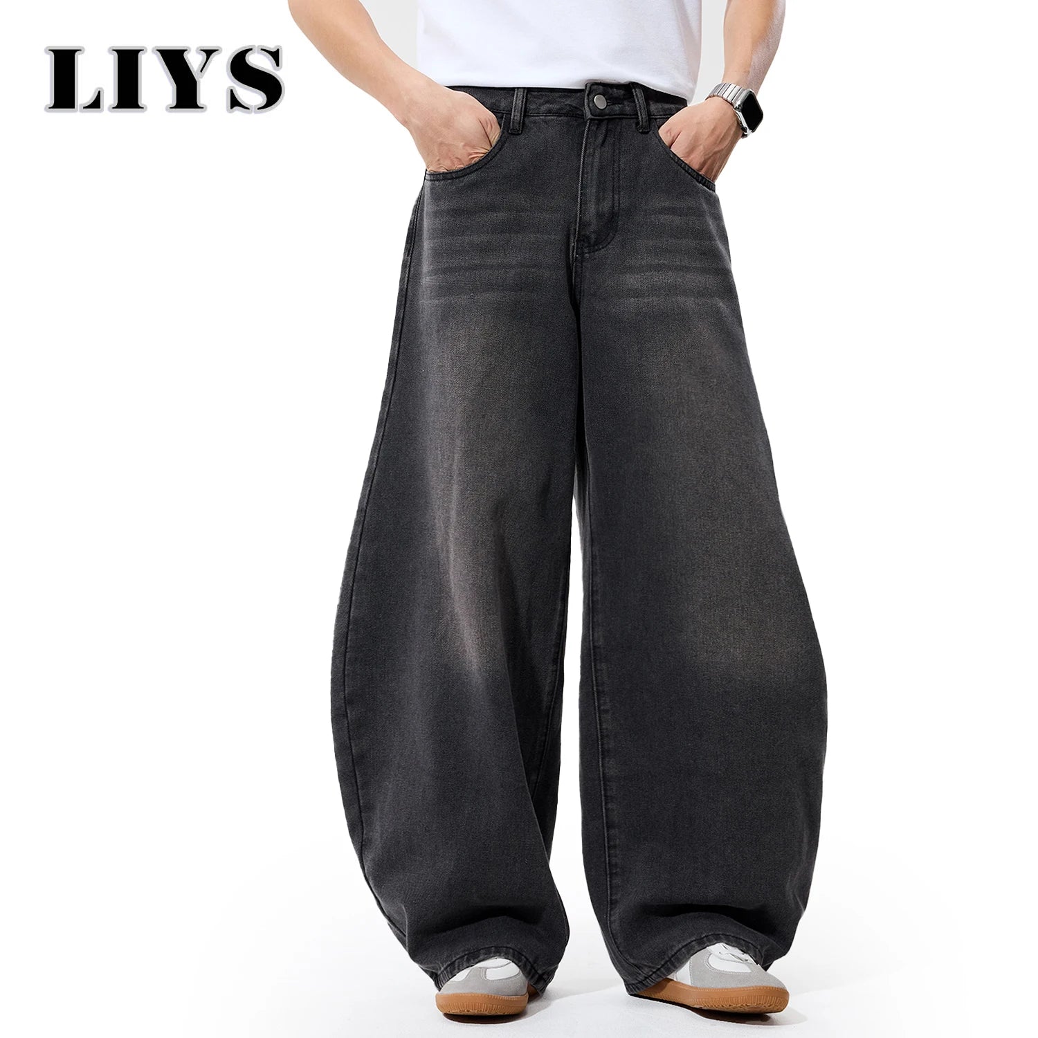 Men’s Street Style Baggy Jeans - Jeglowstore