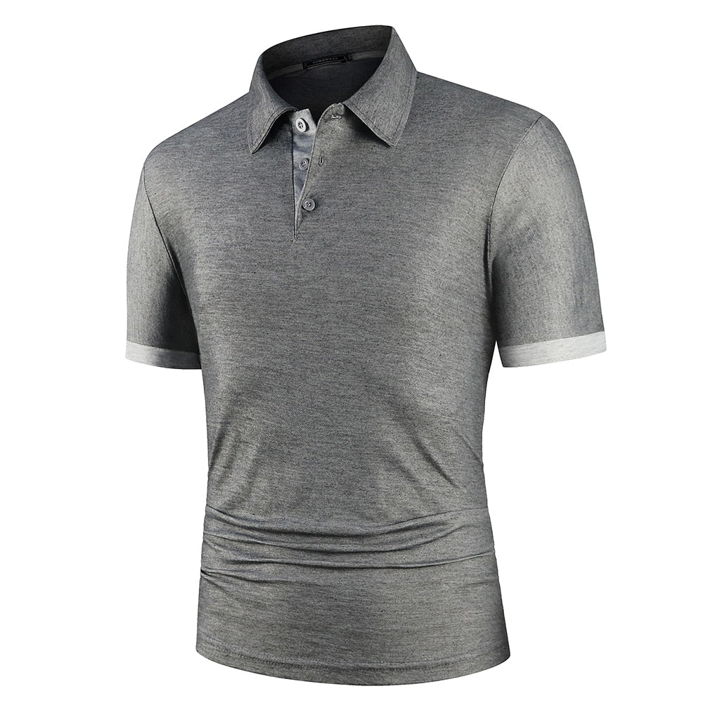 Summer Men Polo Men Shirt Short Sleeve Polo Shirt Contrast Color Polo New Clothing Streetwear Casual Fashion Men Collar Tops
