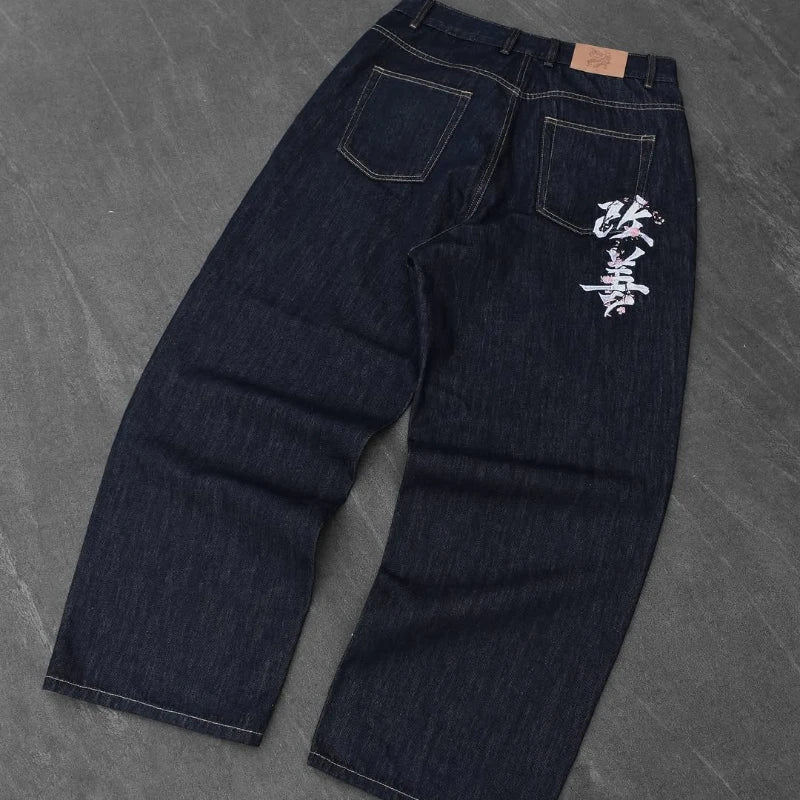 Harajuku Hip Hop Baggy Jeans - Jeglowstore
