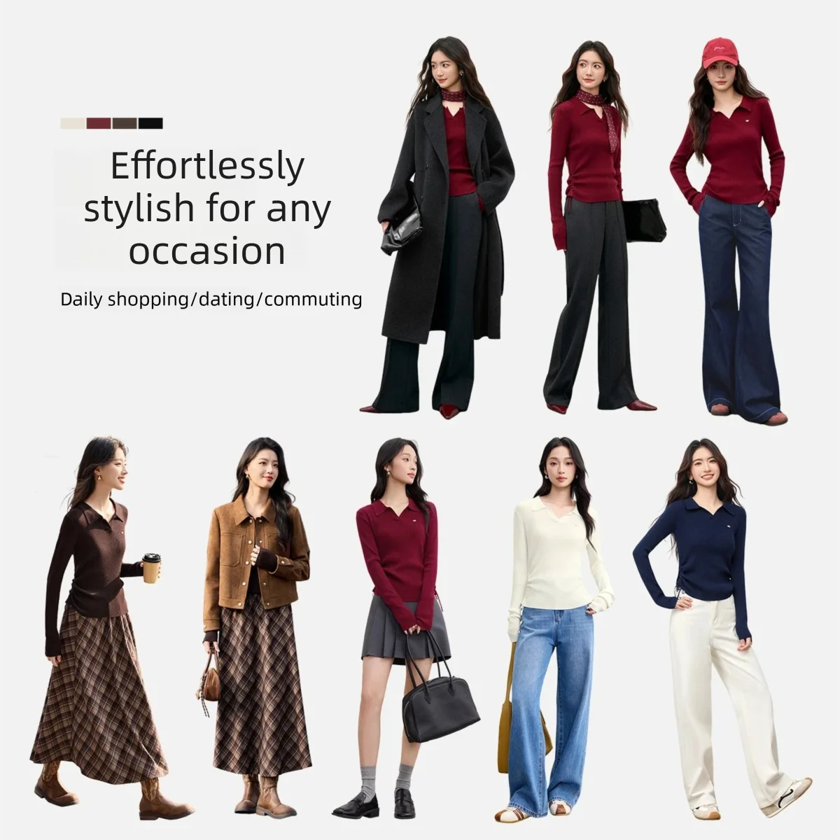 Women’s Office Style Polo T shirt - Jeglowstore