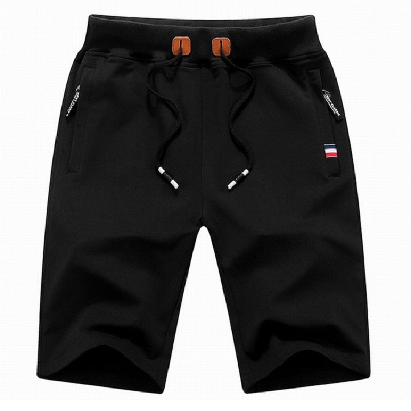 2022 New Men's Shorts Summer Breeches Cotton Casual Sweat Bermudas Men Black Homme Classic Brand Clothing Beach Shorts Male